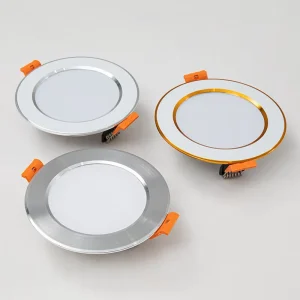 5W 7W 12W 20W Recessed LED Downlight Slim Surface Mounted Grille White Round Ceiling Panel Light