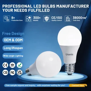 5W 7W 9W 12W 15W 18W 22W LED Bulbs for Indoor and Outdoor Use