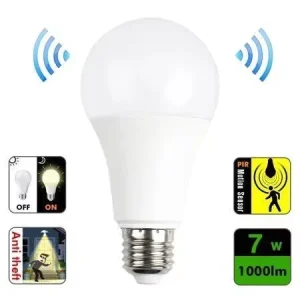 5W 7W 9W 12W E27 Human Body Sensor LED Bulb with Sound and Radar Light Control