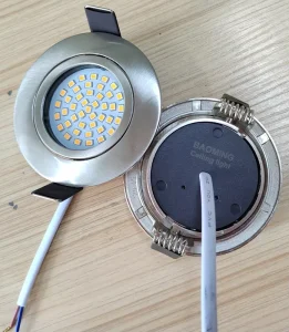 5W AC120V Dimmable Recessed LED Ceiling Light for Living Room Kitchen and Bedroom