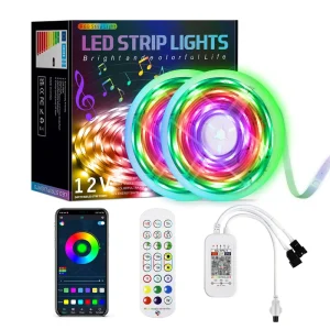 5m 10m 15m Roll 5050 Flexible 5v 12v 24v Addressable Rgbic Ws2811 Ws2812b Tiras Rgb Luces Smart Led Strip Light