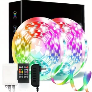 5m/10m 5050 RGB Smart WiFi LED Strip Light for Bedrooms