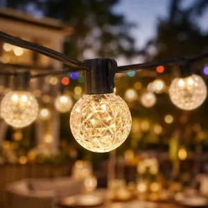 5m LED Patio String Lights for Holiday Balcony Lighting
