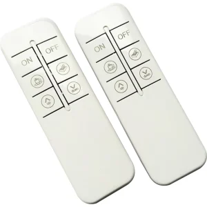 6-Button IR Remote Control Switch White Max 10A for Fan Use
