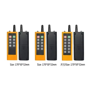 6-Button Single-Speed Wireless Industrial Remote Control for Elevator and Crane Q600