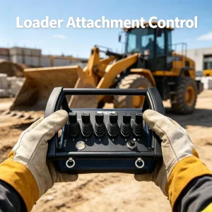 6-Joystick Wireless Hydraulic Remote Control Industrial Controller with Adjustable Channel Functions