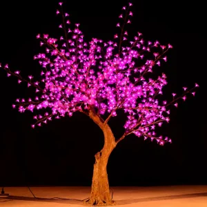 6.5ft Neutral White IP65 LED Cherry Blossom Tree Light Outdoor Waterproof Christmas Garden Wedding Holiday Decoration