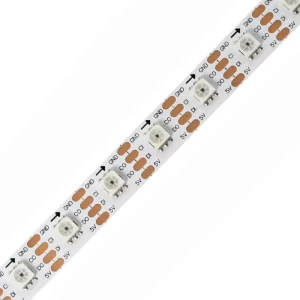 60 LED M 5V RGB SMD5050 Smart IC HD108 65536 Level Faster Transmission Digital Programmable Addressable Flexible LED Strip Light