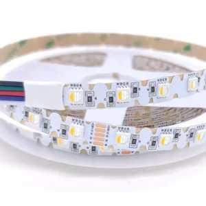 60 LED/m S-Type 24V SMD5050 RGB + 2700K-6000K PWM 5-Pin USB Wire Bendable Zigzag RGBW LED Strip