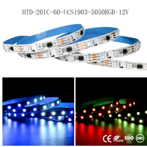 60-Light WS2811C 5050 RGB 10m WS2811 IP68 RGBW Multicolor RGBIC LED Strip Light with App