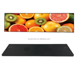 60 cm 90 cm 120 cm P1.875 P2 Ultra-Thin Digital LED Shelf Display