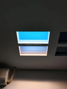 600*300 Artificial Skylight LED Ceiling Panel for Windowless Rooms