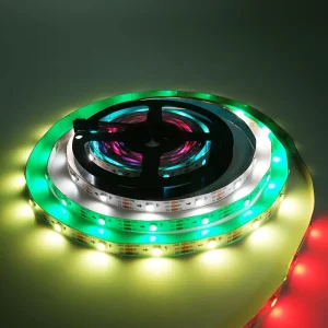 6000K 7000K 30LEDs m 5V SK6812 RGBW Copper Smart Full Color Addressable Remote Control Warm White LED Strip 5050