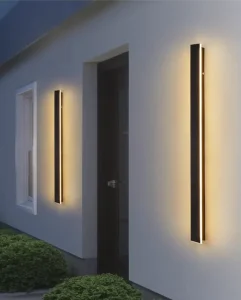60CM 80CM 1M 1.2M Waterproof Long Wall Lamp Outdoor IP65 Acrylic Iron Long LED Wall Light