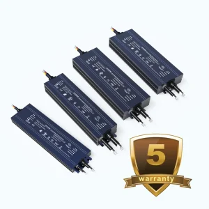 60W 100W 200W 300W 12V 24V 48V CUL LED Driver Triac Dimmable IP65/IP67 Waterproof Switching Power Supply 0-10V Dimmable Driver