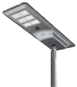 60W 10800Lm LED Solar Street Light with Battery Motion Sensor IP66 Waterproof Steel CE Certified 5 Year Warranty for Road