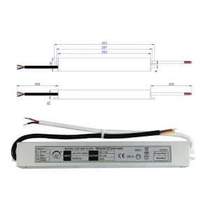60w Ip67 Led Strip Driver 110vac 230vac to 12v 24v Dc Ce Cb Approved Super Thin Led Transformer Power Supply 5amp 4amp