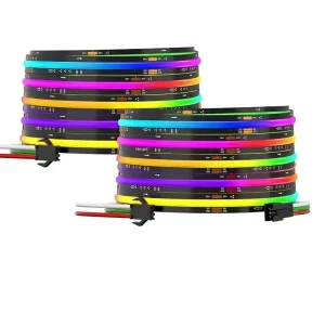 630-LED COB Strip Light IP20 WS2811 24V Full-Color Flowing LED Strip
