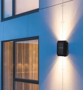 6LED Daylight IP65 Rainproof Decorative Solar Outdoor Wall Light for Porch Fence Yard Patio