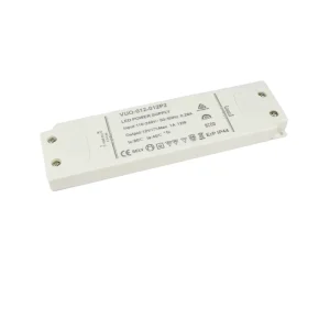 6W 10W 12W 110VAC 230VAC to 12VDC 24VDC IP44 Ultra-Thin LED Transformer Driver for LED Mirrors