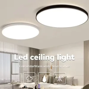 6W 9W 12W 18W 24W Round Surface Mounted LED Panel Light for Home and Office