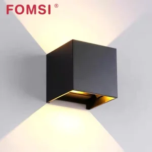 6W LED Aluminum Outdoor Wall Light Outside House Decorative IP65 Up and Down Lighting Garden Lamp for Hotel Home