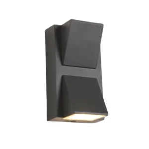 6W Modern Outdoor Wall Sconce Light IP65 Waterproof Exterior up and Down LED Wall Lamp for Courtyard Garden Hallway Corridor