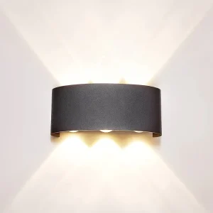 6W Warm White Modern Aluminum LED Wall Lamp for Bedroom with Surface Mount