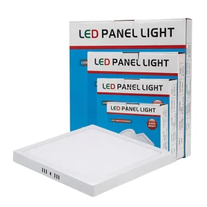 6w 12w 18w 24w Aluminum Surface Mounted square Led Panel Light