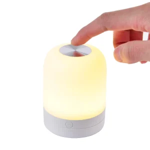 7-Color Touch-Control LED Night Light with Remote Control and Portable Hook
