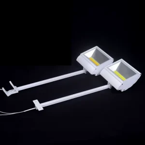 70W LED Exhibition Spotlight Floodlight Long Arm Clamp Light for Background Wall