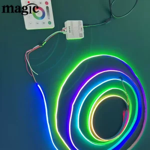 720 LEDs/m Break-Point Continuous Digital Smart Epistar IP20 DC12V/24V Flexible Addressable Pixel RGB COB LED Strip USB Landscape