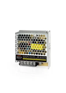 75W 24V 3A AC-DC Single Output Self-Cooling LED Driver Power Supply CE for Industrial LED Strips