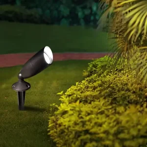7W IP65 AC Waterproof Landscape Pathway Lights Spike for Garden LED Outdoor Decoration Warm White 65 Beam Angle