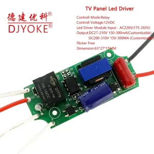 8-60W TV Driver for Panel Lights with Relay Control LCD Panel Power Supply 08