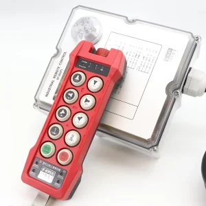 8-Button Double-Speed Crane Remote Control with Emergency Stop Switch