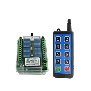 8-Channel DC 8-86V Wireless RF Remote Control Switch for 12V/24V/36V Motors