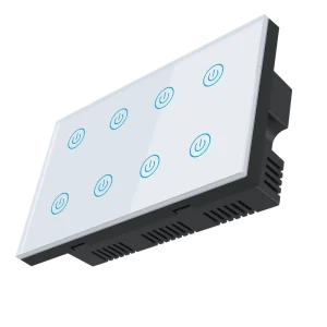 8 Gang Bluetooth WiFi Wall Touch Smart Light Switch Remote Control