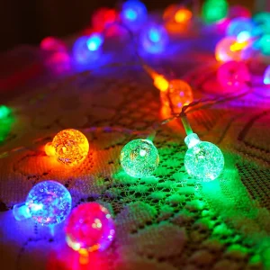8 Modes IP65 Waterproof Solar LED String Lights Outdoor Garden Christmas Tree Light