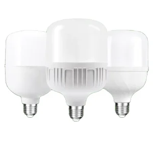 800-Lumen Waterproof Plastic LED Bulb E27 Screw-In Base White Light for Residential Use