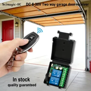 801 433MHz Wireless Remote Switch System 2 Channel DC 6-30V Relay Receiver Module