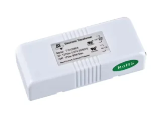 80W 120VAC to 12VAC Electronic Transformer for Downlights