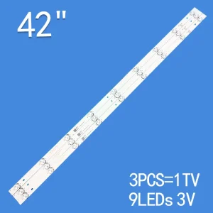810mm LED TV Backlight Strip for PH42F10 3V 2W JL.D42091330-002BS-M PH42F10DSGWA PH42F10DSGWAC 3-Piece Set