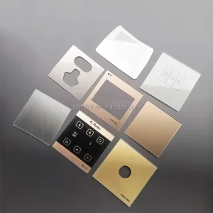 86-Type Intelligent Touch Wall Switch Panel AG/AF Coated Tempered Glass Panel Factory Direct Sales