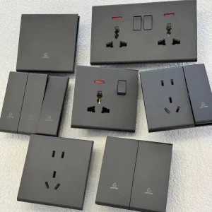 86 Wall Rocker Switch Socket 250V 1/2/3/4 Gang UK 13A 10A/20A PC Double