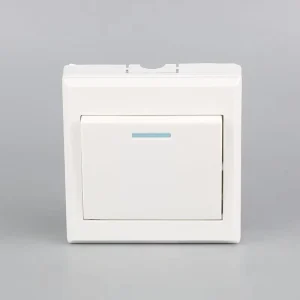 86 type Surface mounted Wall Switch Socket Panel with USB a Port Engineering Grade Surface Wiring 10A Single Outlet