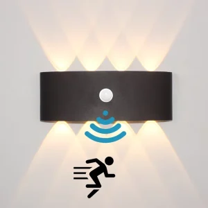 8W PIR Motion Sensor LED Wall Light