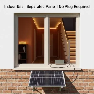 8mm Solar Wireless LED Light Strip with Remote Control for Windows, Windowsills, and Home Decoration