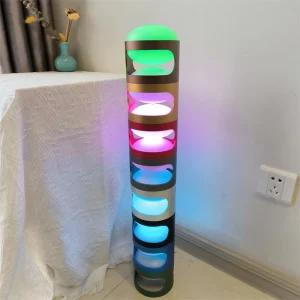 9 Color Changing Stackable Ball Lamp USB Rechargeable Modern Decorative LED Lamp for Indoor Bedroom Living Room