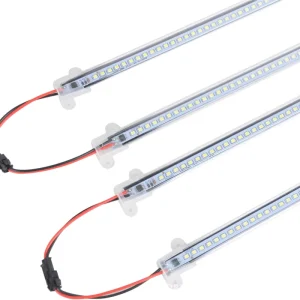 90cm 220V LED Cabinet Sensor Light Bar with Adhesive Mount for Kitchen and Bedroom